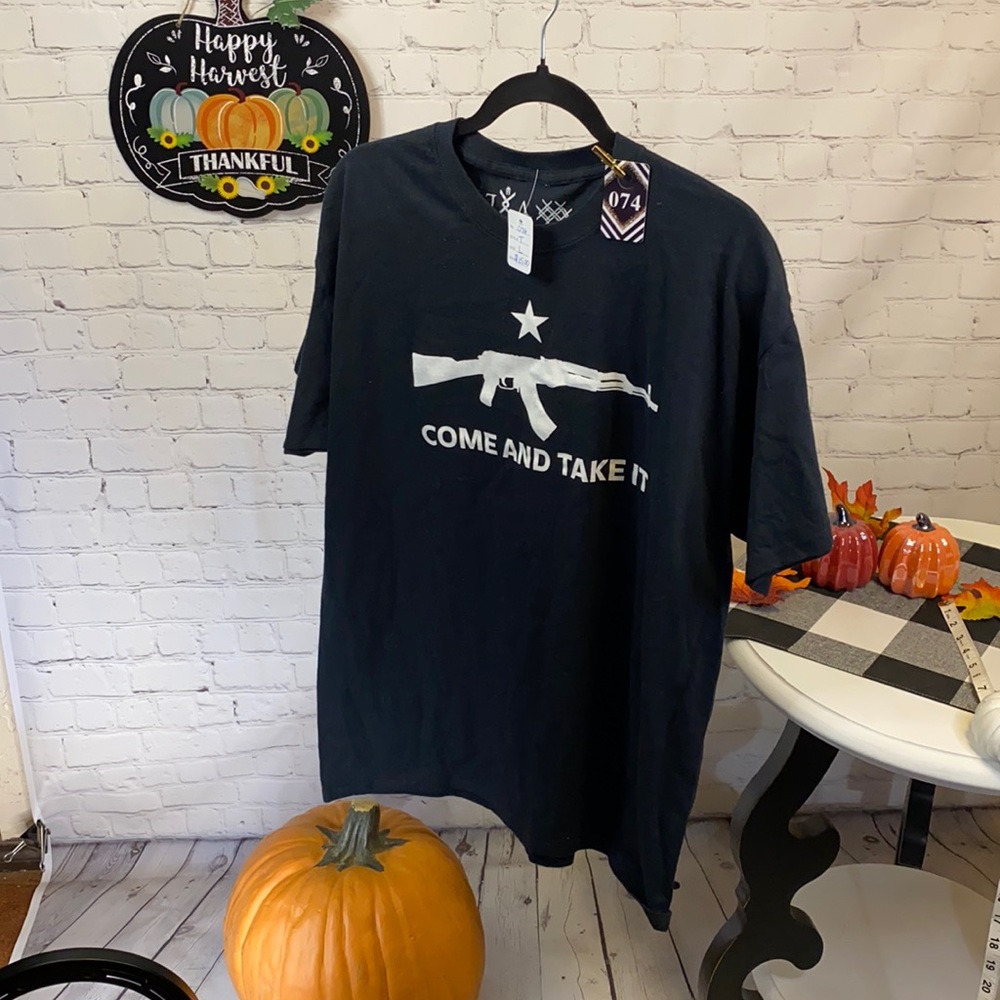 Black unisex T-shirt ask